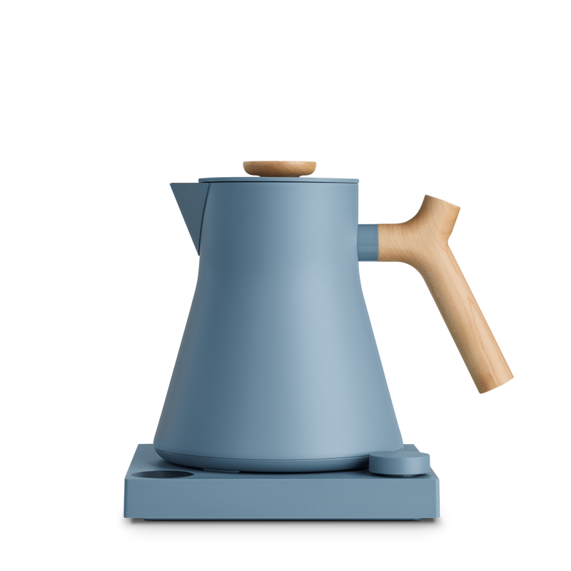 Corvo EKG Electric Kettle-Pro-Hazy Blue + Maple-Fellow